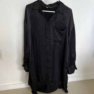ZARA oversized shirt dress